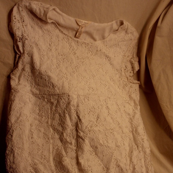 Three Season Maternity Crochet Babydoll Top - Picture 1 of 4